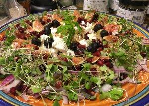 Vegan Salad with Pomegranate