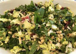 Raw Salad with Pine Nuts