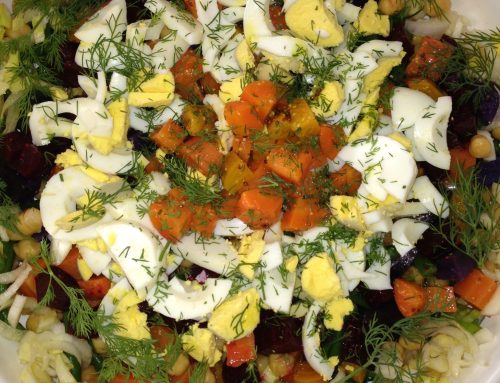 Mediterranean Salad with Root Vegetables