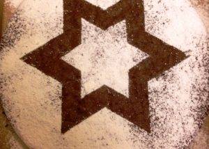 Seder Cake with Jewish Star