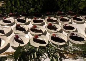 Chocolate Wedding Cake Slices