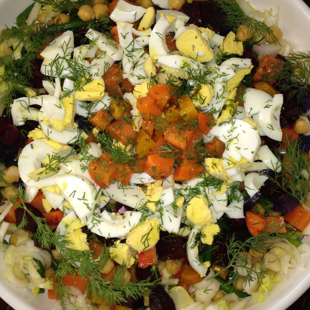 Salad with Root Vegetables
